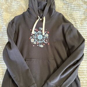 Life Is Good Black Hoodie with Positive Message